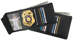 Blackinton Shield Badge Holder - Leather Badge Case